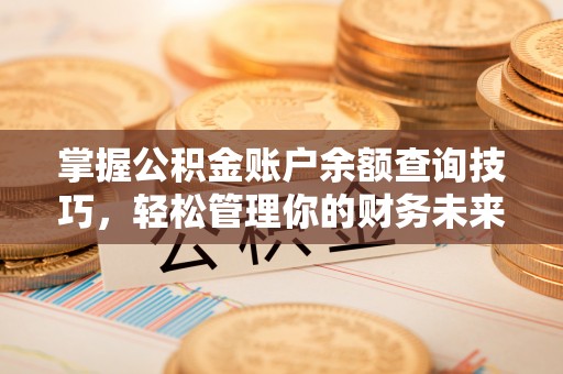 城市掌握公积金账户余额查询技巧，轻松管理你的财务未来