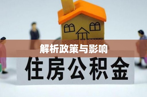 城市解析政策与影响