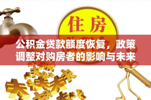 城市公积金贷款额度恢复，政策调整对购房者的影响与未来展望