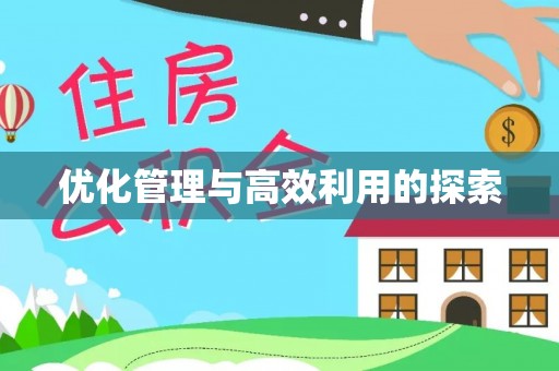 城市优化管理与高效利用的探索