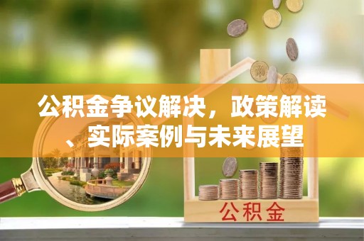 城市公积金争议解决，政策解读、实际案例与未来展望