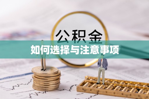 城市如何选择与注意事项