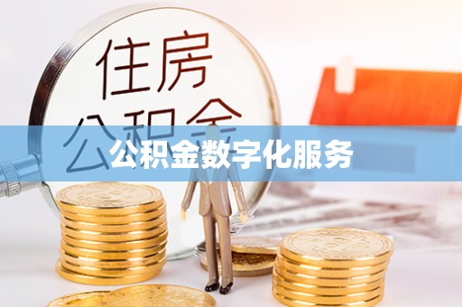 城市公积金数字化服务