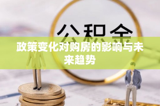 城市政策变化对购房的影响与未来趋势