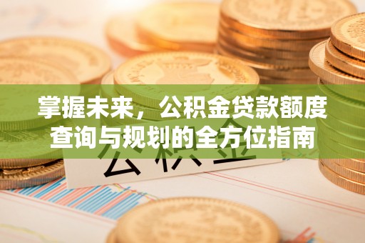 城市掌握未来，公积金贷款额度查询与规划的全方位指南