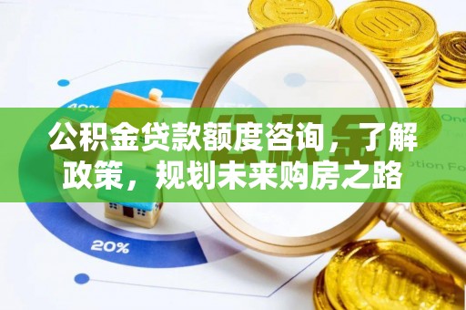 城市公积金贷款额度咨询，了解政策，规划未来购房之路
