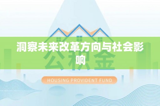 城市洞察未来改革方向与社会影响