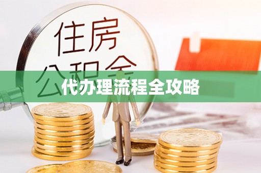 城市代办理流程全攻略
