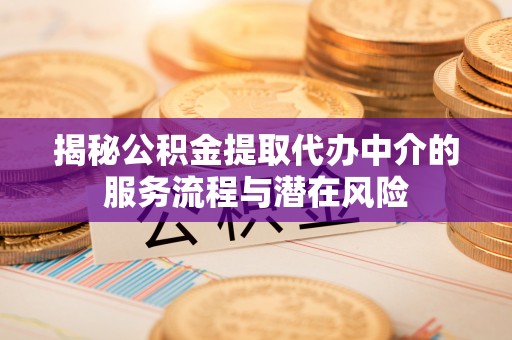 城市揭秘公积金提取代办中介的服务流程与潜在风险
