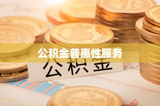 城市公积金普惠性服务