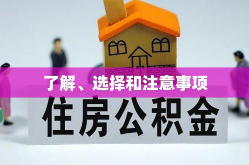 城市了解、选择和注意事项