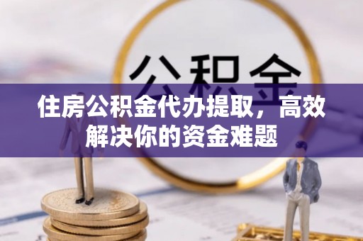 城市住房公积金代办提取，高效解决你的资金难题