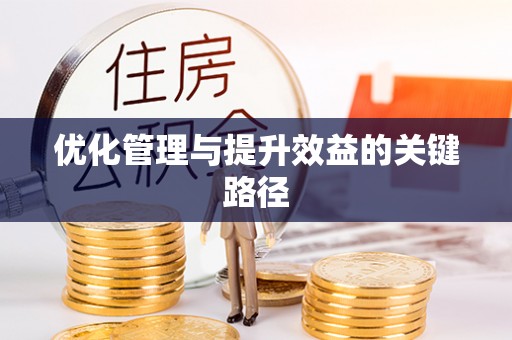 城市优化管理与提升效益的关键路径